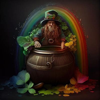  「Leprechaun’s Gold」：米国18世紀の民間伝承、幸運と狡猾さを探る！